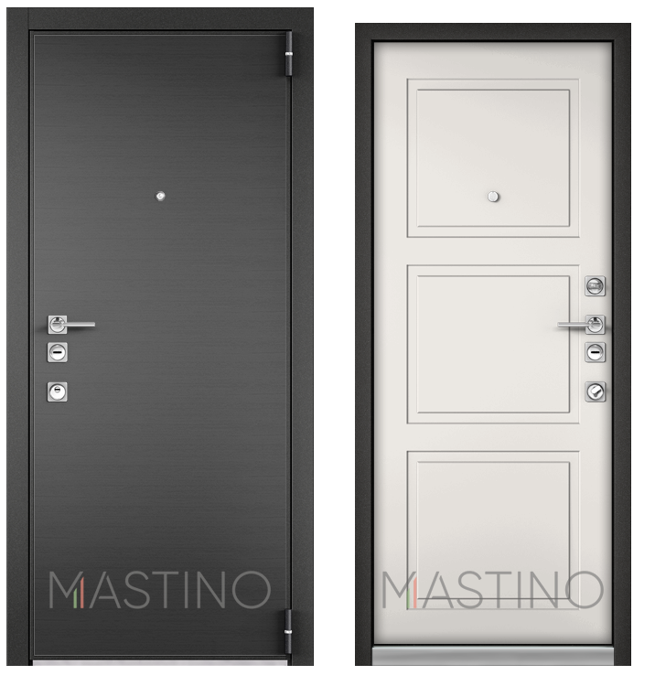 Mastino MS-100 Реалвуд графит горизонталный / MS-104 Милк матовый