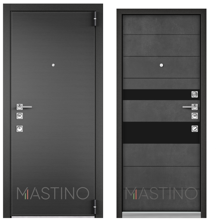 Mastino MS-100 Реалвуд графит горизонталный / MS-118 Бетон тёмный