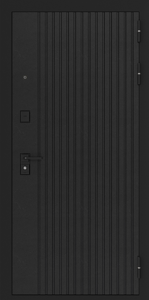 МДФ 10 мм с фрезеровкой, цвет Лофт черный